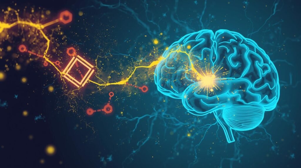 Disciplina x Motivação: Qual Importa Mais? 2 ilustracao da dopamina no cerebro